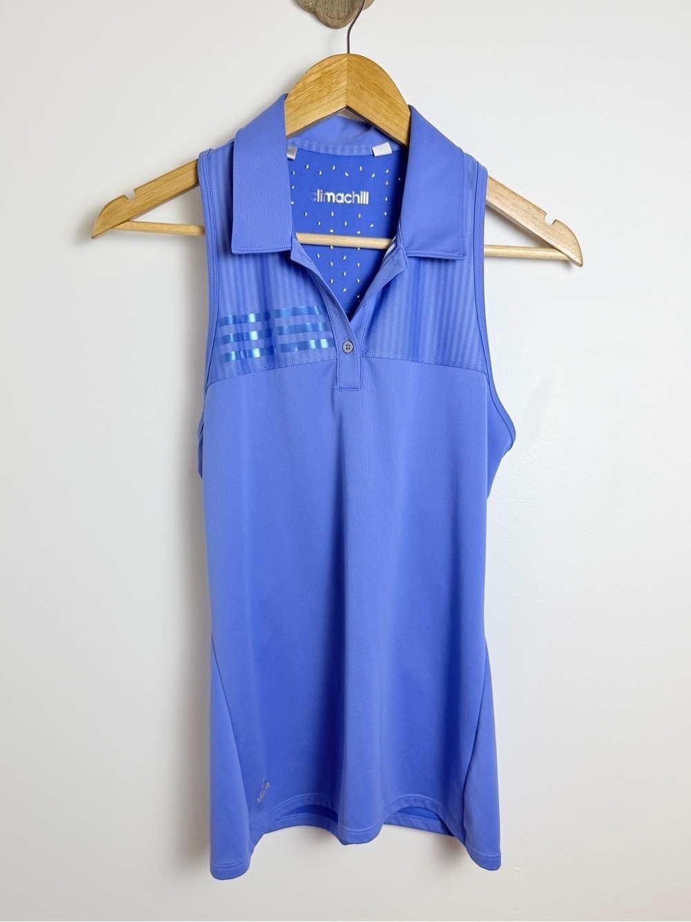 Athleisure Adidas Climachill Sleeveless Golf Polo Tank M